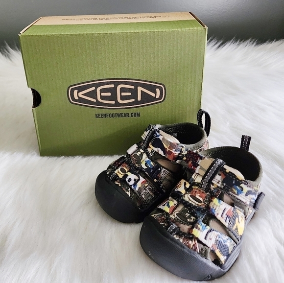 *NIB* Keen Infant Newport H2 Sandals in Neighbors Print - Picture 2 of 8